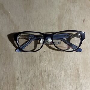 Baby Phat BV266 Womens Eyeglasses Frames 54-16-140 Optical - B6 Blue Frames Only